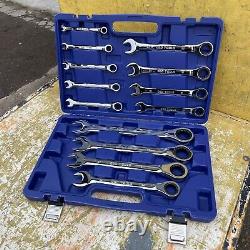 13 Piece Ratchet Combination Wrench Spanner Set 8-32mm