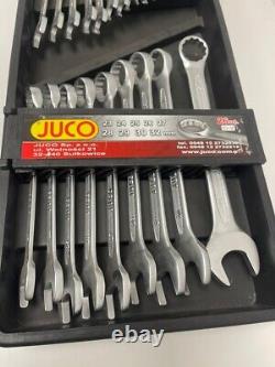 25 Pieces Set Double End Wrench Ultra Thin Metric Combination Spanners, 6-32mm