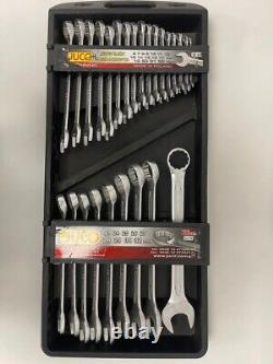 26 Pieces Set Double End Wrench Ultra Thin Metric Combination Spanners, 6-32mm