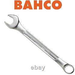 BAHCO 11 Piece Combination Spanner Set 8mm 22mm Ring & Open End Wrench 111M11T