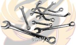 BERGEN 6-32mm Spanners Set Combination S-Type Double Ring Half Moon Spanner