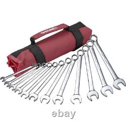 Combination Spanner Set 8 to 19mm in a canvas roll. BOXO PA400