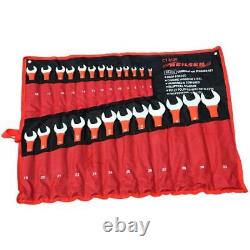 Combination Spanner Wrench Set 25pc 6-32mm Fully Polished Metric Soft Grip