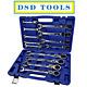 Dsd Tools 13pc Metric Flex Gear Ratchet Combination Spanner Wrench Set 8 32mm