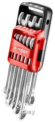 Facom 440. JP12A 12 Piece 440 Series Combination Spanner Wrench Set 7-19mm Clip
