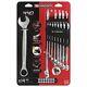 Facom Tools New 14 Piece Combination Spanner Wrench Set 7mm 24mm In Clip
