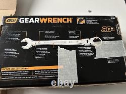 GEARWRENCH 86728 16 Pc Flex Head Ratcheting Combination 90T Spanner Wrench Set