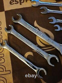 SK USA Professional combination spanner set of 8 + 3 flare nut wrenches S-K a12