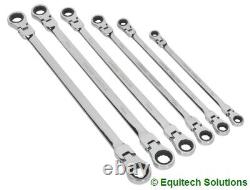 Sealey AK63832 Flexible Head Ratchet Combination Spanner Wrench Set Metric