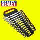 Sealey Ak63940 12pc Combination Ratchet Spanner Set Platinum Series