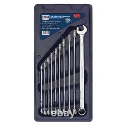 Sealey Combination Spanner Set 10pc Extra-Long Metric AK6310