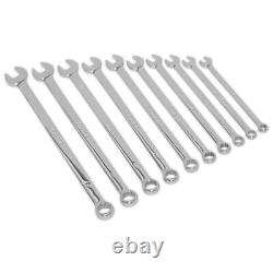 Sealey Combination Spanner Set 10pc Extra-Long Metric AK6310