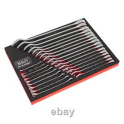 Sealey Combination Spanner Set 25pc Metric Supplied In EVA Storage Tray