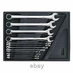Sealey Premier 12 Piece Combination Spanner Set Metric 20 32mm Tool Tray TBT37