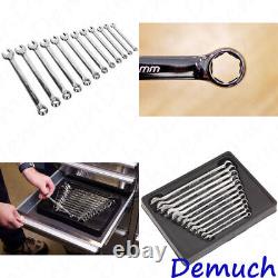 Sealey Premier Combination Spanner Set 12pc Lock-On 6pt Metric Wrench