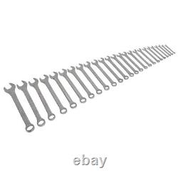 Sealey Premier Combination Spanner Set EVA Tray 6-32mm Open End Ring Metric 25pc