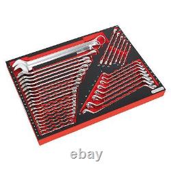 Sealey TBTP03 Tool Tray with Spanner Set Combination, Offset and Torx (35 Piece)