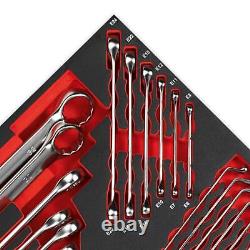 Sealey TBTP03 Tool Tray with Spanner Set Combination, Offset and Torx (35 Piece)