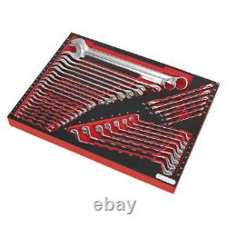 Sealey Tbtp03 Tool Tray With Spanner Set 35Pc