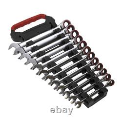 Sealey Tools Ratchet Combination Spanner Set 12pc Metric Ultra smooth