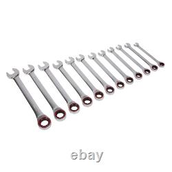 Sealey Tools Ratchet Combination Spanner Set 12pc Metric Ultra smooth
