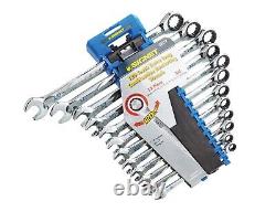 Signet Combination Ratcheting Wrench Metric Spanner Set X long 8-19mm XL S38357