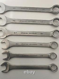 Snap On Eurotools Large Spanner Set 21mm To 32mm 6pc Set Used