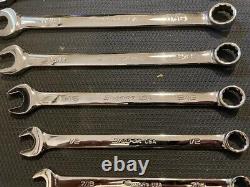 Snap-On combination spanners Imperial Flank Drive Plus X10