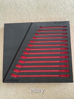 Snap-on Tools RED FOAM ORGANIZER for 13pc 7mm-19mm COMBO Wrenches FMWR01B USA