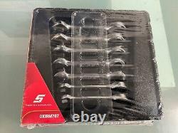 Snap-on combination ratchet spanner set 8-14mm OXIRM707