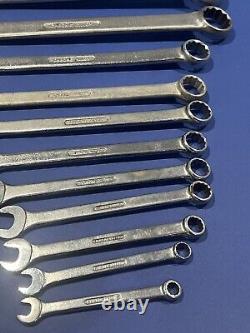 Vintage Britool 11pc A/F Imperial Combination Spanner Set