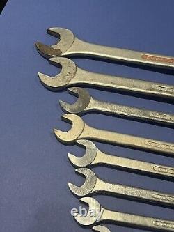 Vintage Britool 11pc A/F Imperial Combination Spanner Set