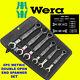 Wera Joker Combi Ratchet & Double Open-end Spanner Set Metric 6pc 020022